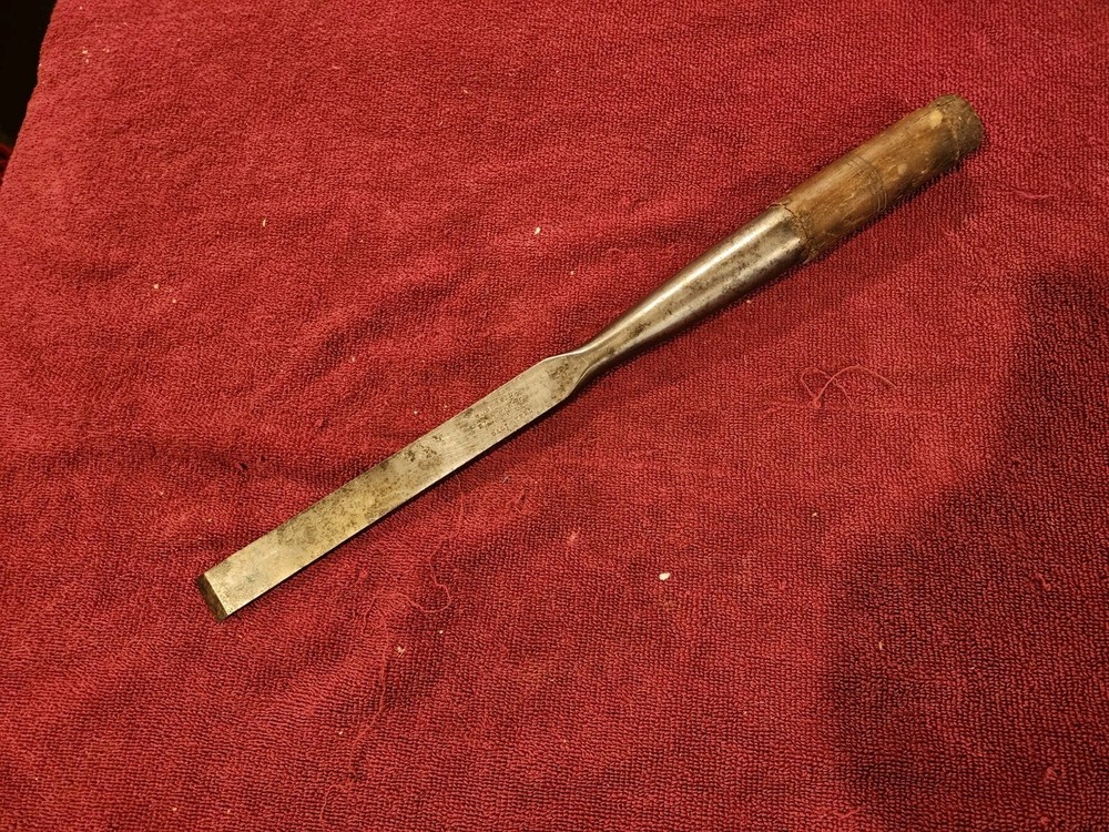 Vintage Underhill Edge Tool 7/8" Timber Framing Chisel