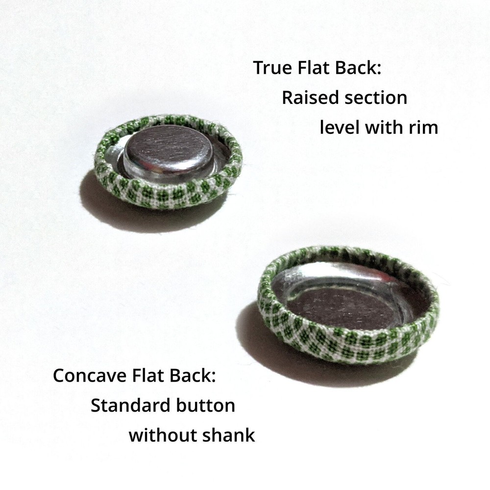 200 x 15mm True Flatbacks - with Button Making Tool