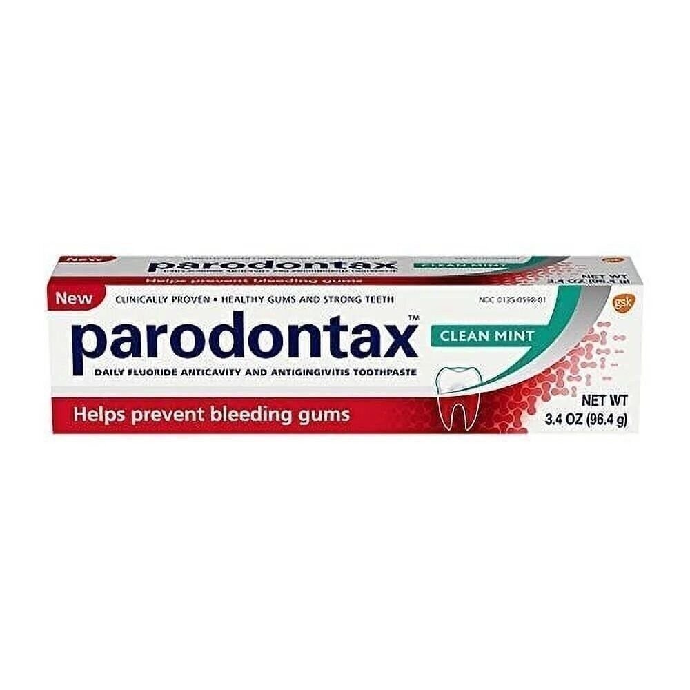 2 Pack Parodontax Clean Mint Toothpaste for Bleeding Gums 3.4oz Each