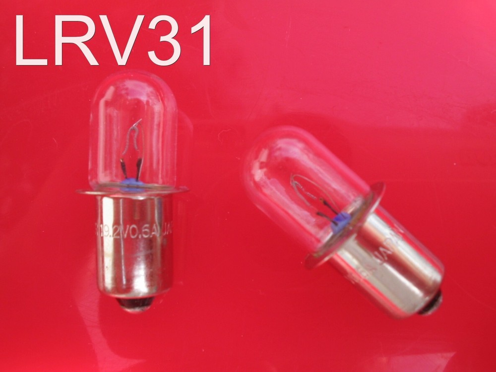 (2) PORTER CABLE #881 19v Volt Flashlight Replacement Xenon Bulbs  / OEM # 8419