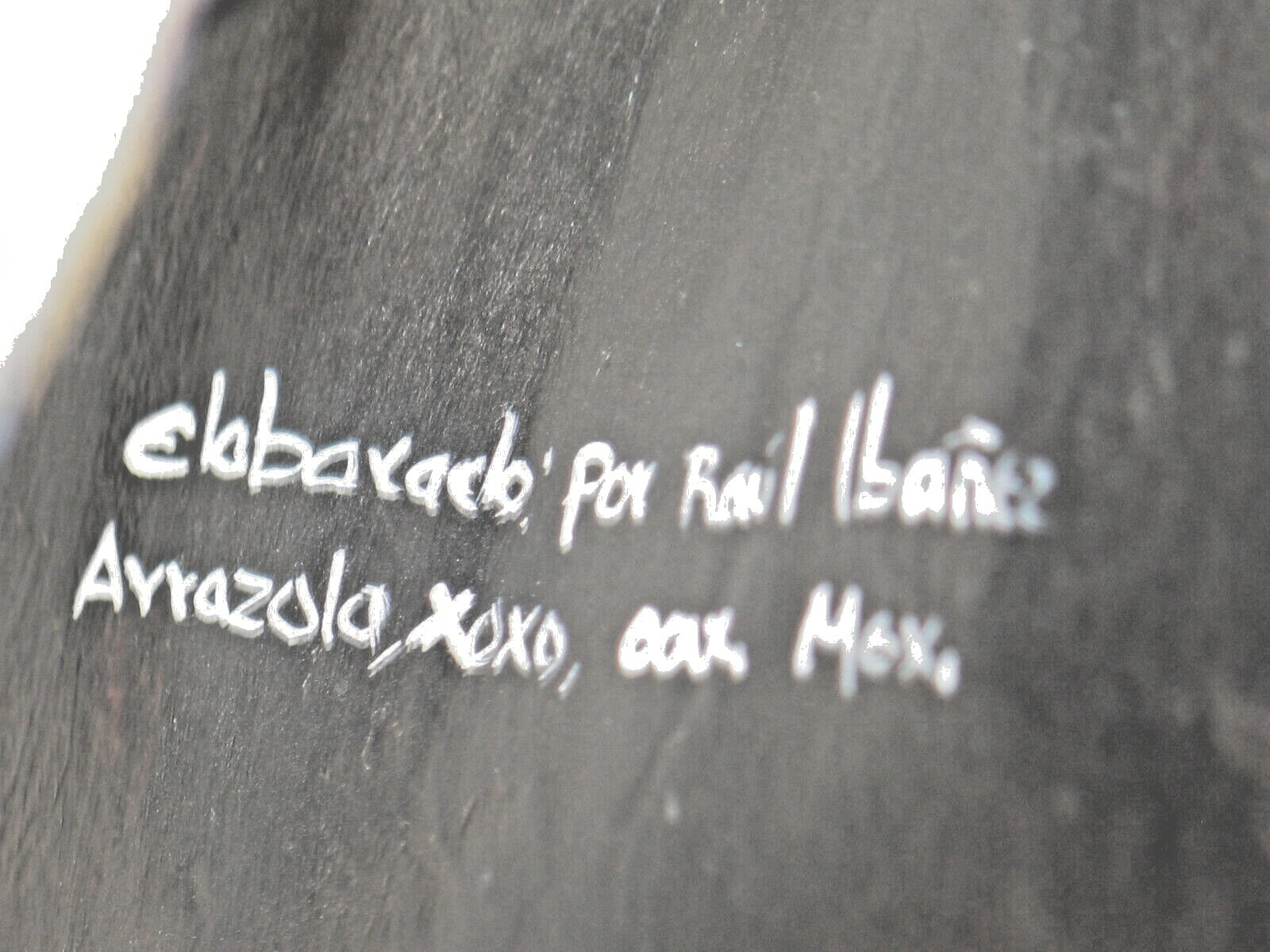 Oaxacan Wood Carving by Raul Ibanez "Owl on top of Tortoise" Mexican Folk Art