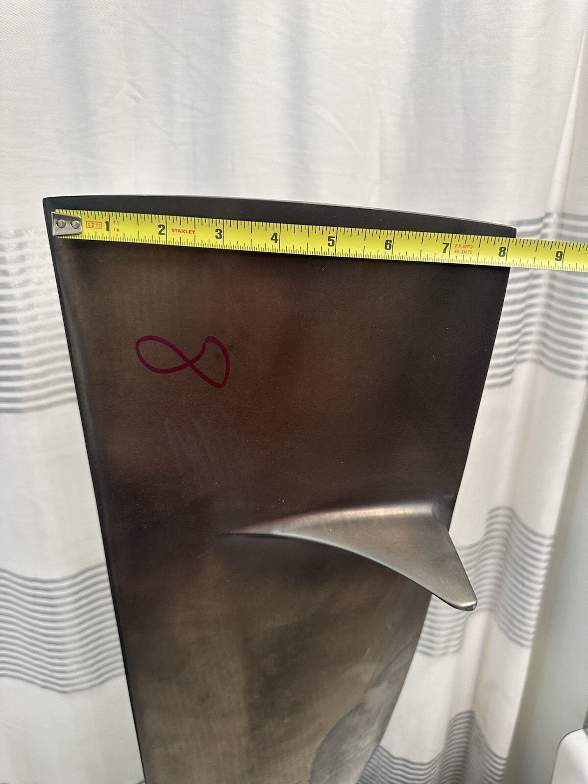 Boeing 737 CFM56 Titanium Jet Engine Fan Blade. Aviation Desk Model Pilot Gift