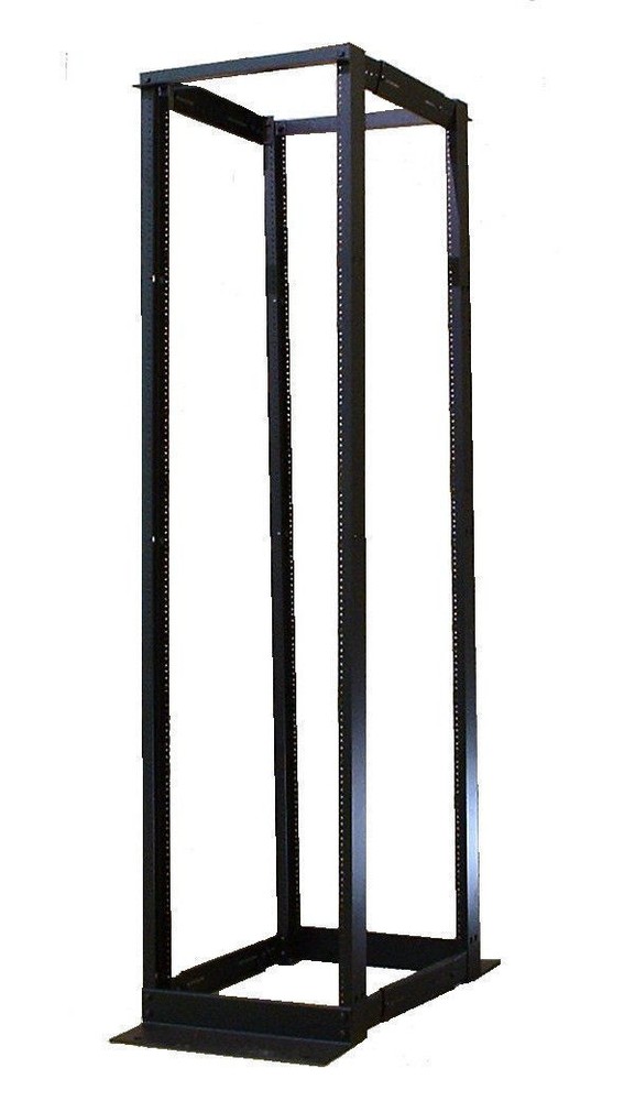 7ft Standard 19" 45U 4-Post IT Network Server Rack Adjustable Depth 24" to 36"