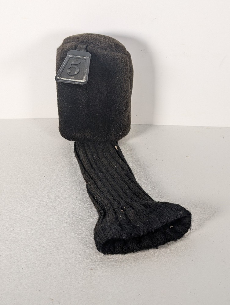 MG Golf 5 Fairway Black Plush Headcover: Used: Nice!