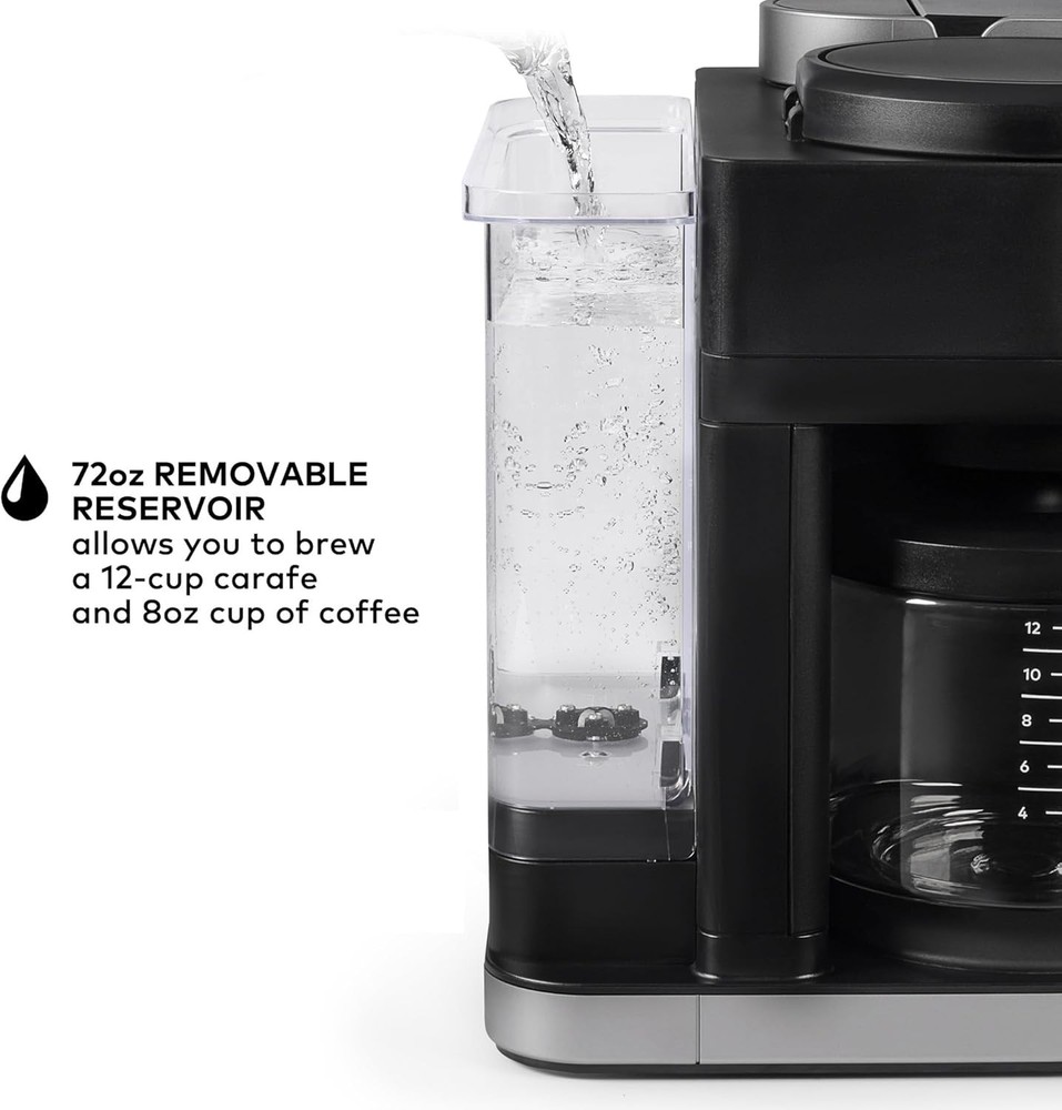 Coffee Maker Single Serve Carafe Espresso Machine Iced Hot Brew 72oz
