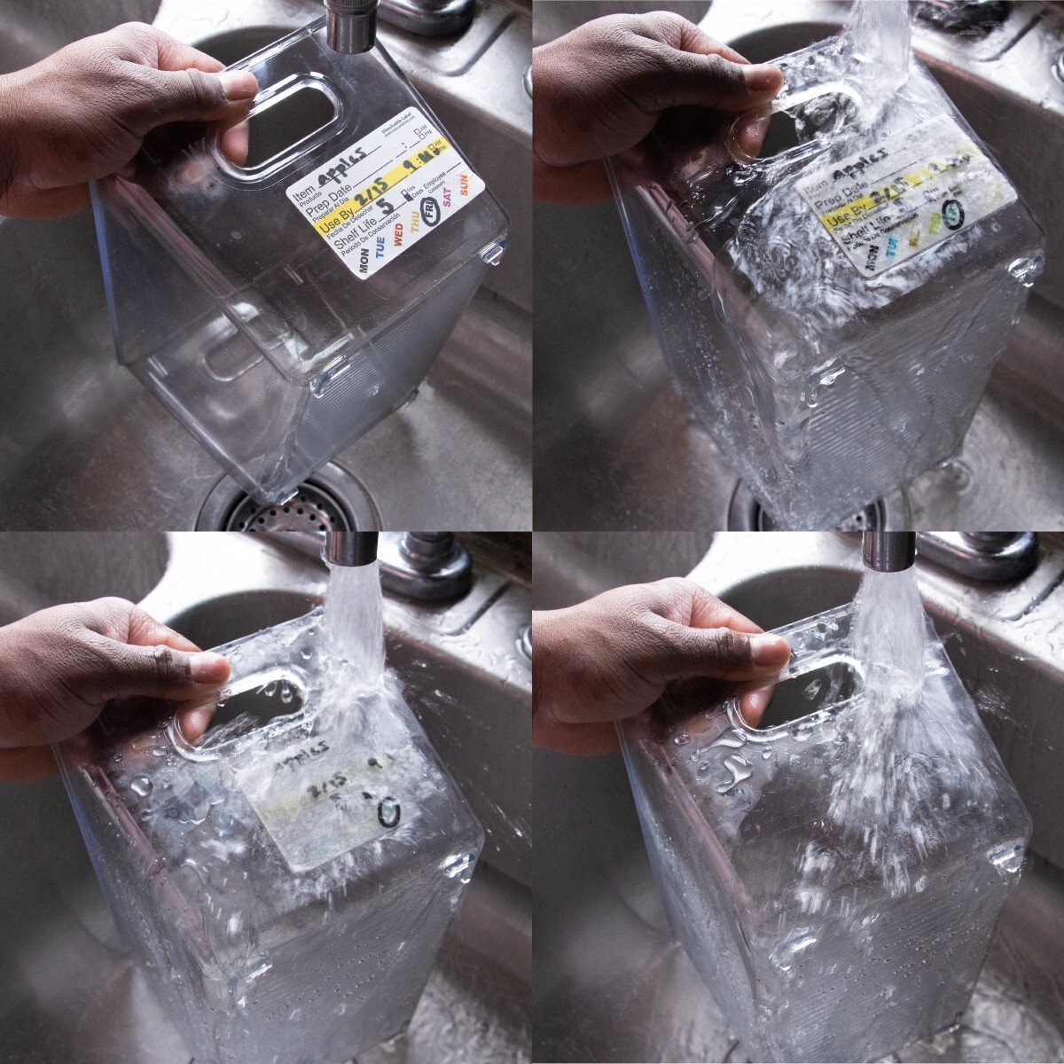 Dissolvable Food Rotation Prep Labels | 2 x 3" Inch | 500 Pack