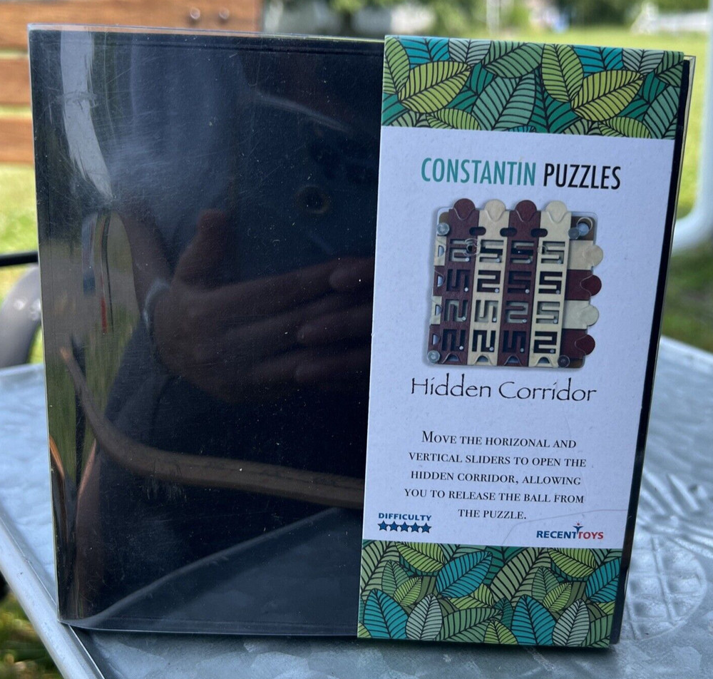 Constantin Puzzles Hidden Corridor Brain Teaser 5/5 Difficulty NEW Open Box
