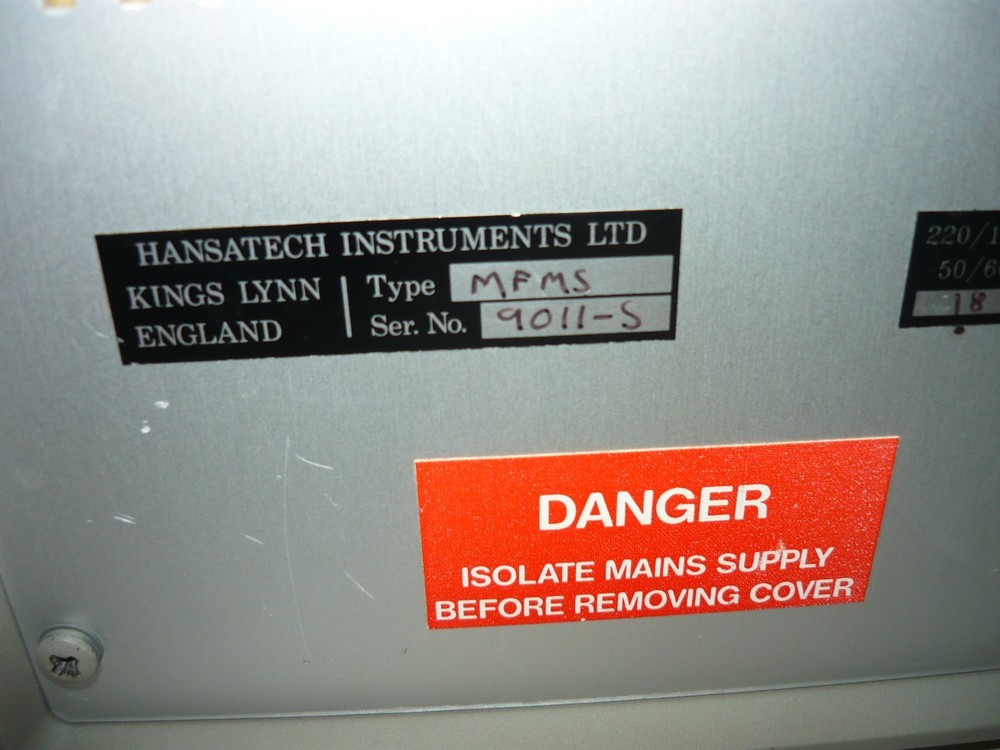 HANSATECH MODULATED FLUORIMETER OR FLUOROMETER MFMS FMS