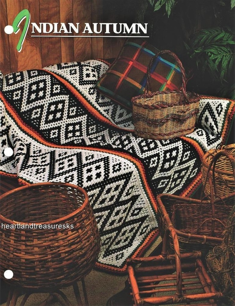 Indian Autumn   Annie's Attic Crochet Pattern Leaflet