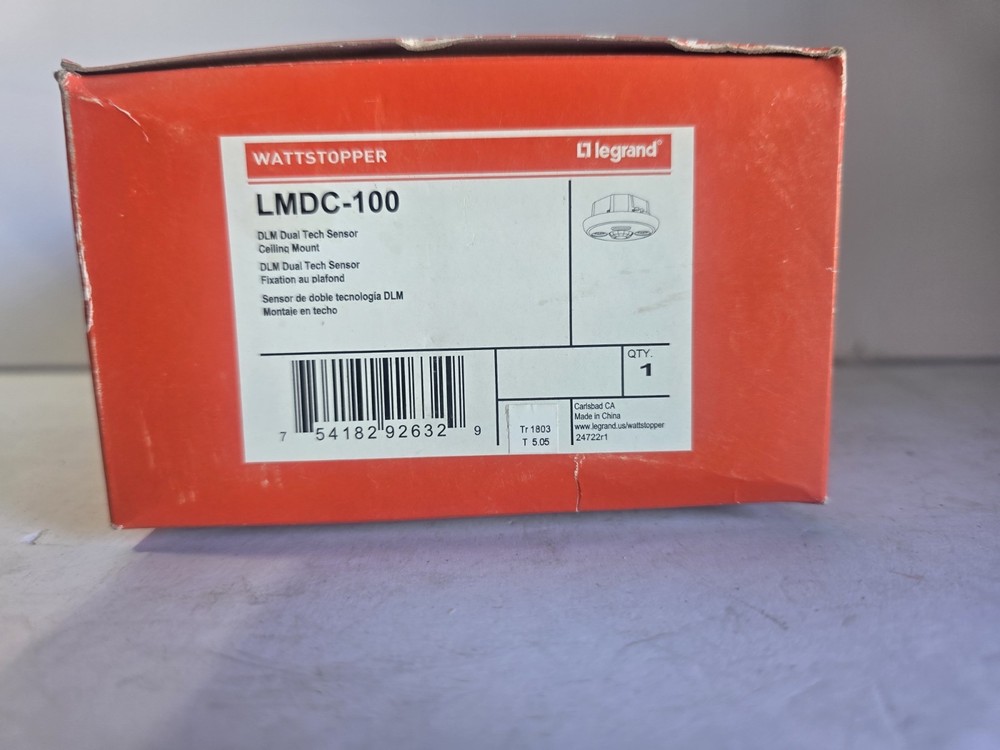 Legrand Wattstopper LMDC-100-U Digital Dual Tech Ceiling Mount Sensor - White