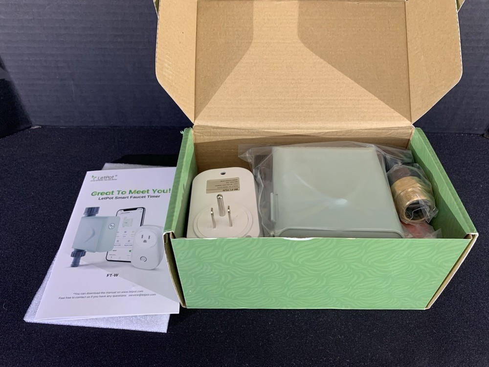 LetPot Smart Faucet Timer With Hub And Solar System