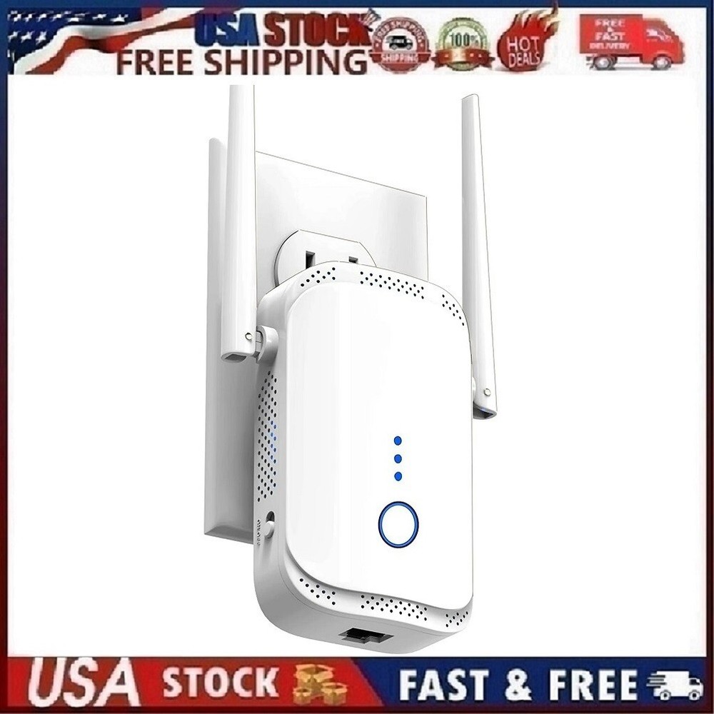 Macard N300 WiFi Range Extender -  White High Performance 300Mbps Wireless