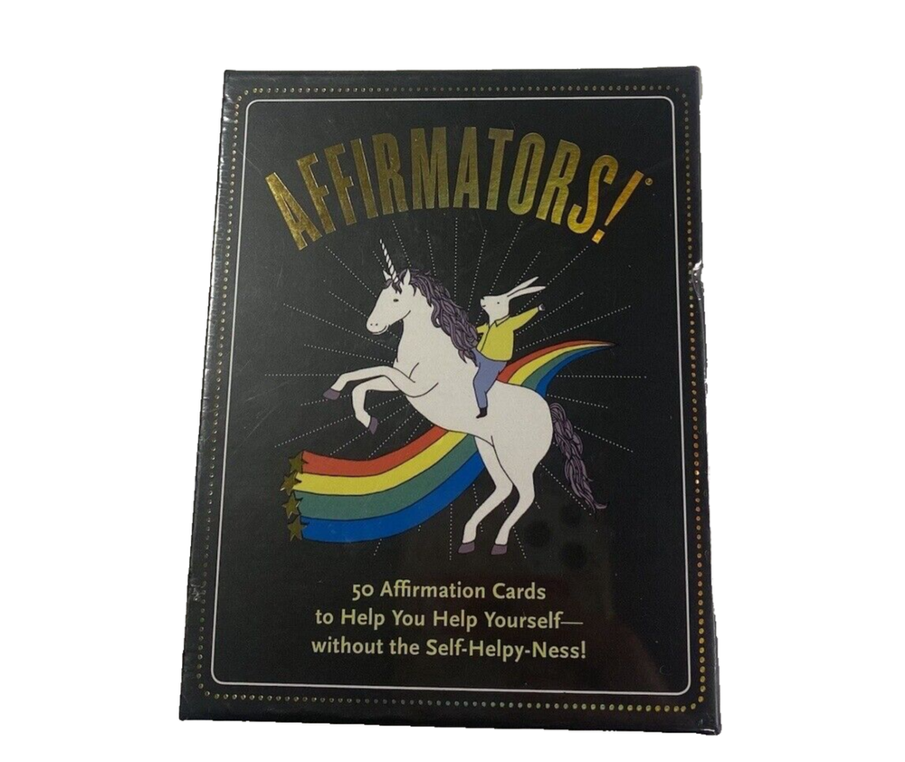 Affirmators! 50 Affirmation Cards to Help You Help Yourself Sealed Unopened
