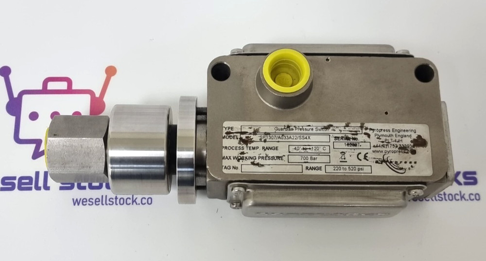 PYROPRESS SP1307/A033A22/SS4X Pressure Switch