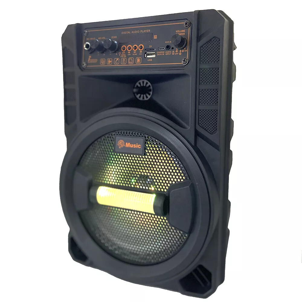 3000W Portable Bluetooth Speaker Sub Woofer Heavy Bass Sound System Party & Mic