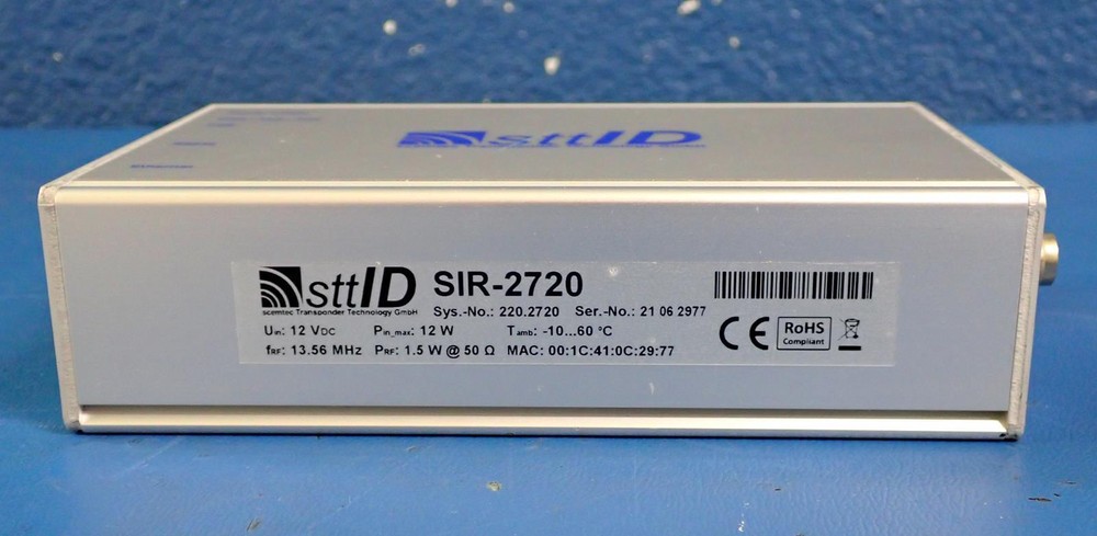 Scemtec Transponder Tech SIR-2720 13.56 MHz Midrange Reader System 220.2720