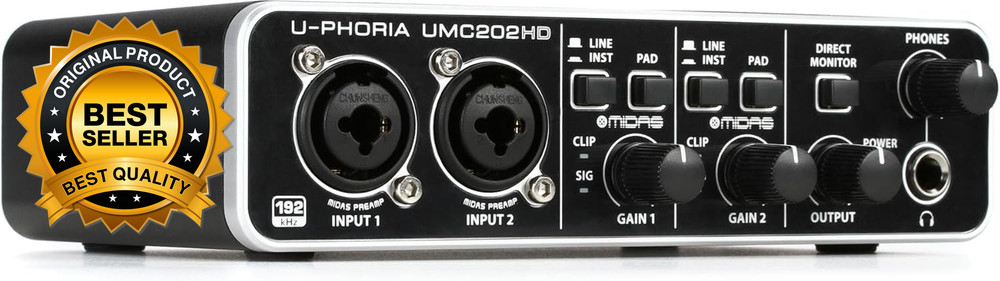 U-Phoria UMC202HD USB Audio Interface