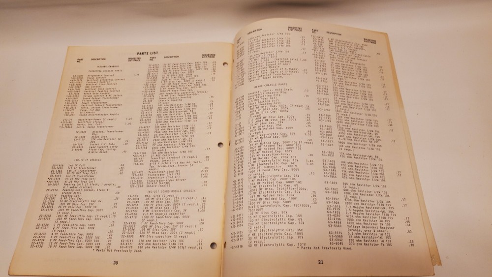 ZENITH 1968 Transistor TV Chassis 1Y21B55