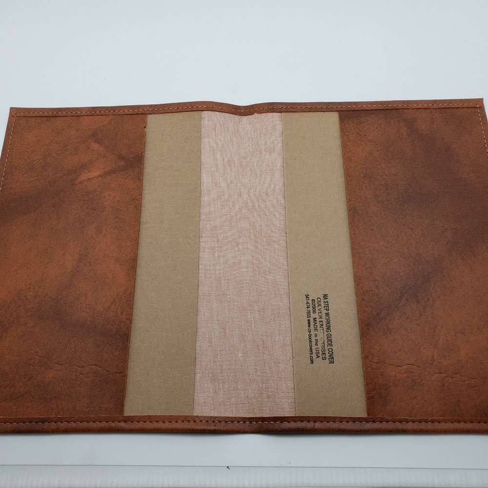 Narcotics Anonymous NA Step Working Guides Book Cover With Logo Tan