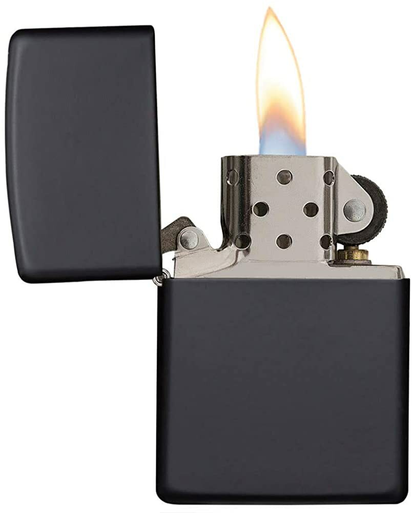 Zippo Windproof Metal Design Fire Lighter - White Skulls