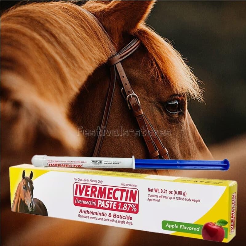 10 Pack New Paste Wormer Horse Dewormer Apple Flavor US Free Shipping