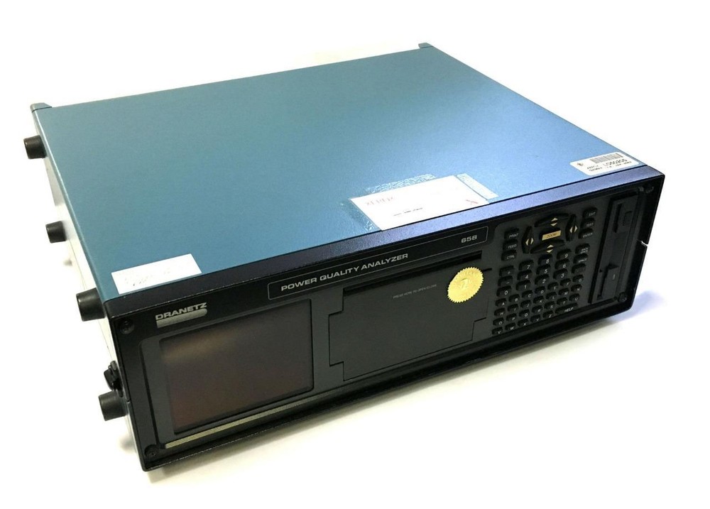 DRANETZ 658 POWER QUALITY ANALYZER W/ CASE, CABLES, LEADS AND PROBE
