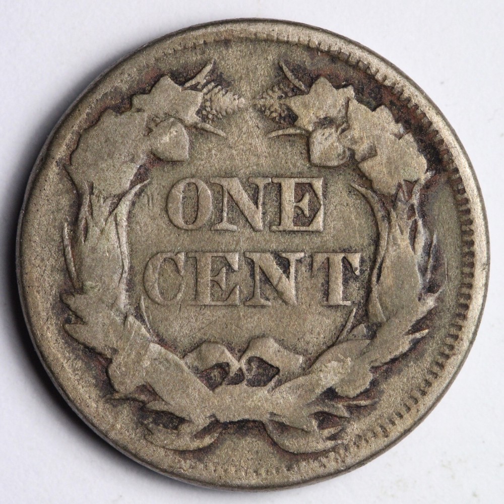 1857 F.E. Flying Eagle Cent Penny CHOICE VG E264 T