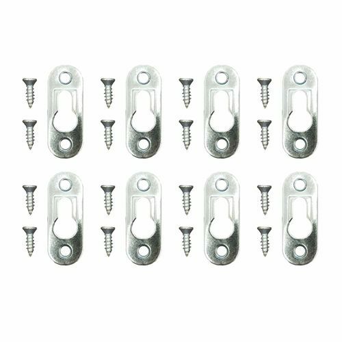 Everhang Keyhole Plates - 8 Pack