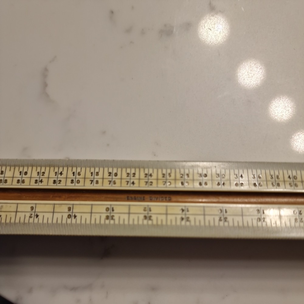 Engine Divided Vintage Ruller