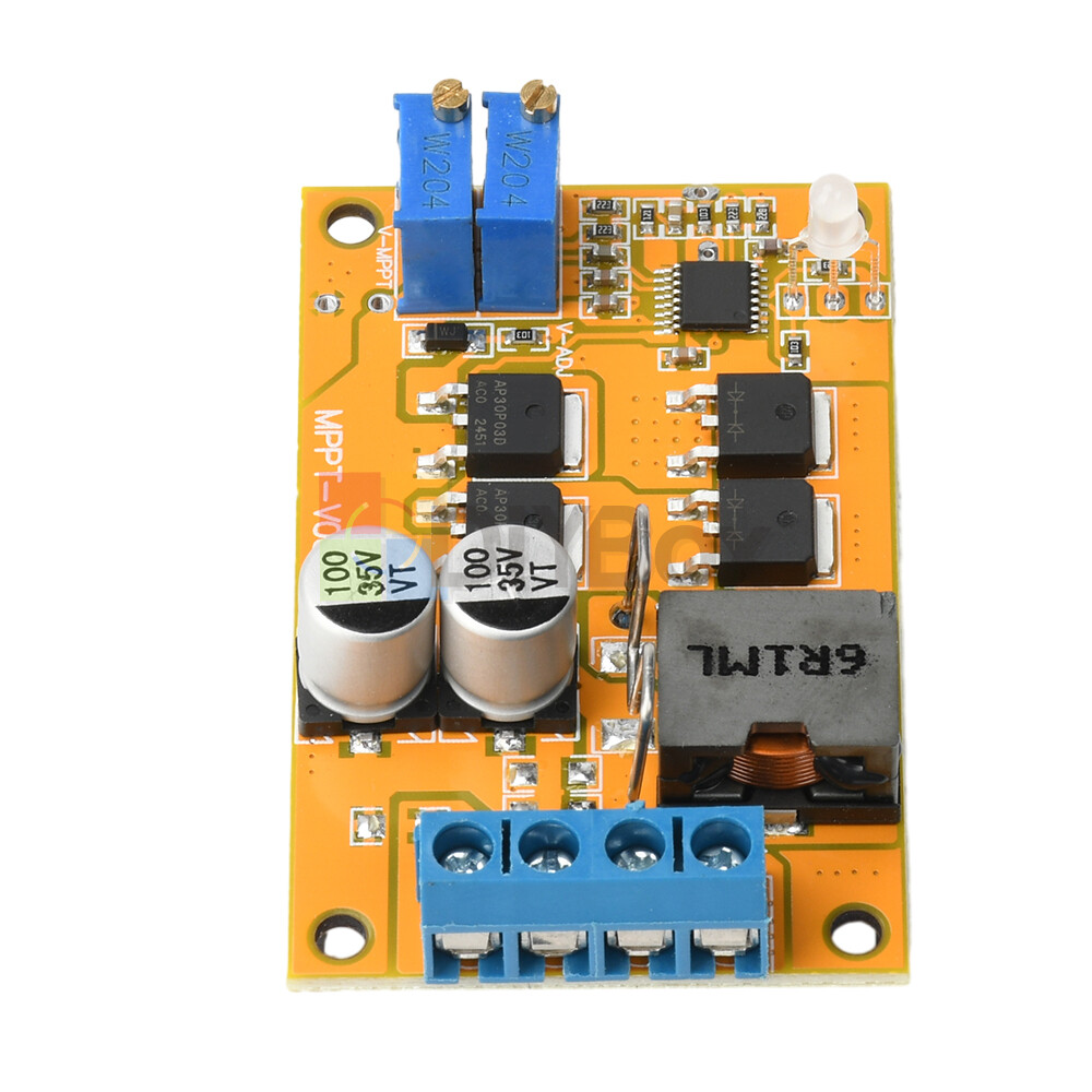 DC 8-28V 5A 100W MPPT Solar Panel Regulator Controller 9V 12V 24V Auto Switch