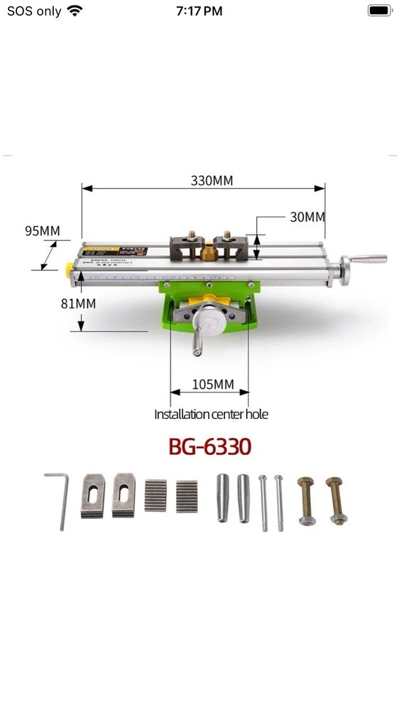 Drill Vise Fixture Working Table Mini Precision Milling Machine Worktable