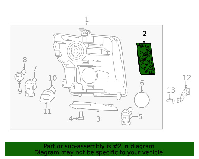 Genuine Nissan Headlight Bracket 26092-EZ21B