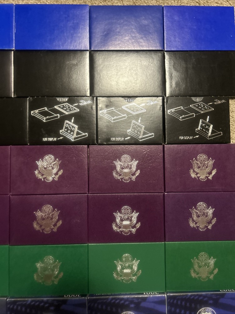 1968 to 2017 COMPLETE RUN US MINT PROOF SETS 50 ORIGINAL SETS