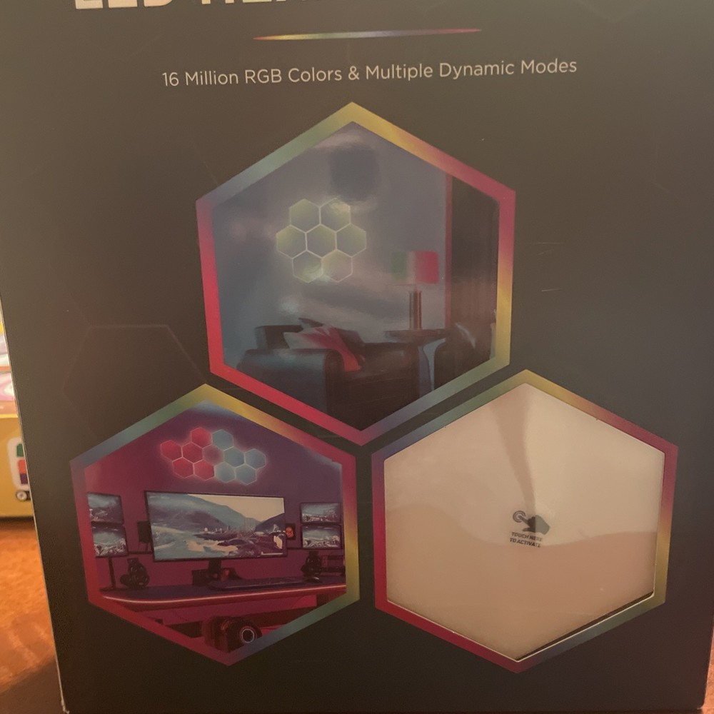 New tech rebellion Led Hexagon