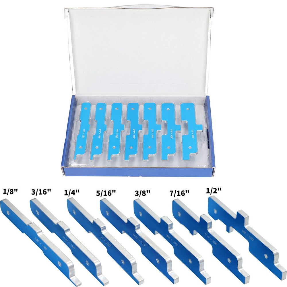 7Pcs Router Table Setup Bar Set Up Block Tool Kit For Cutting Milling