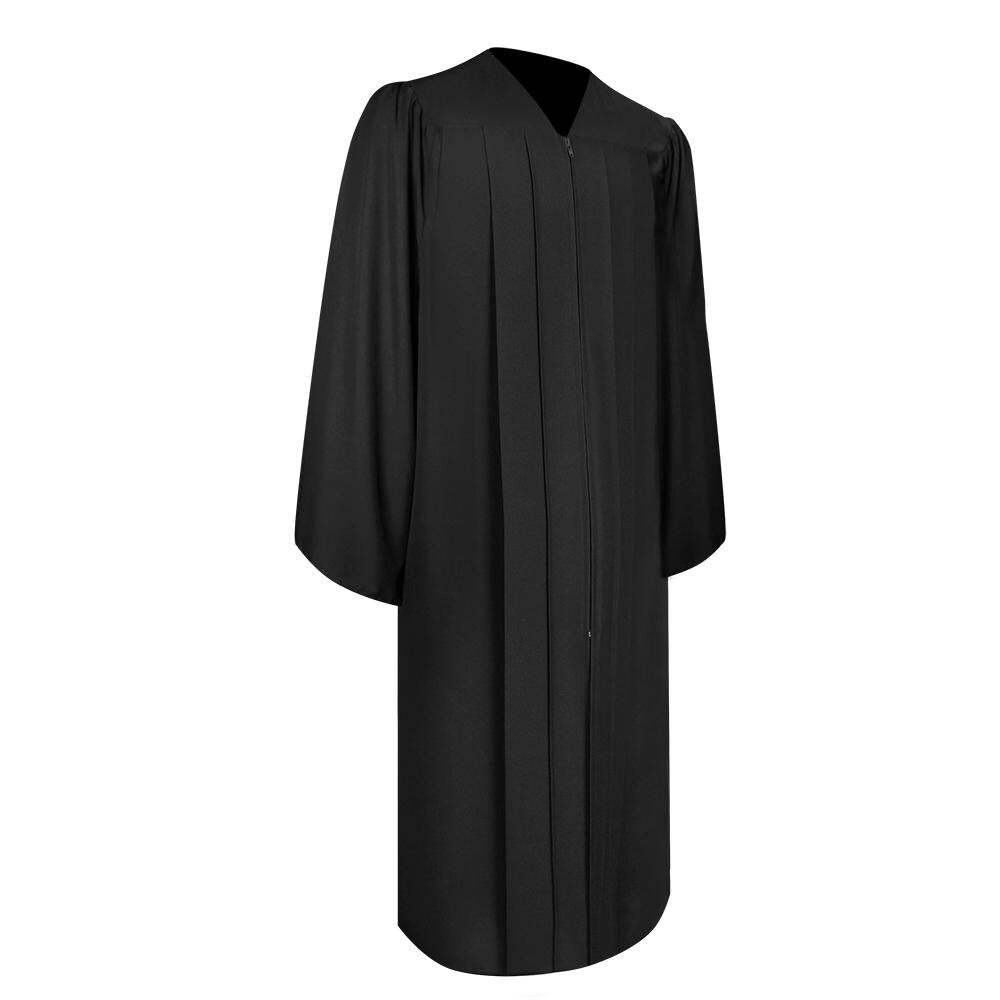 Endea Matte Black Graduation Gown & Cap Set, New with Tags