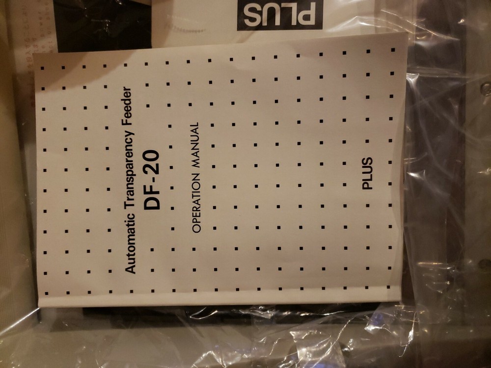 New Plus Corp DF-20 Automatic Transparency Feeder for Overhead Projector w/Case