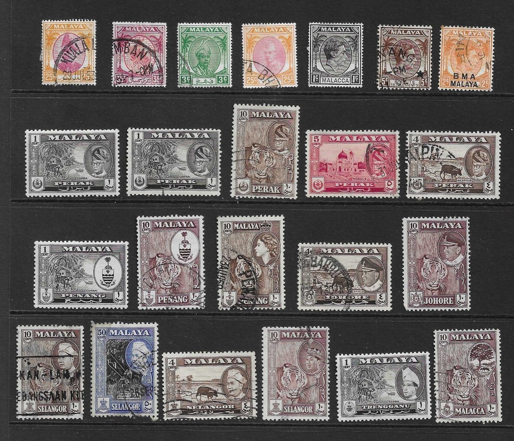 Malaya - various states