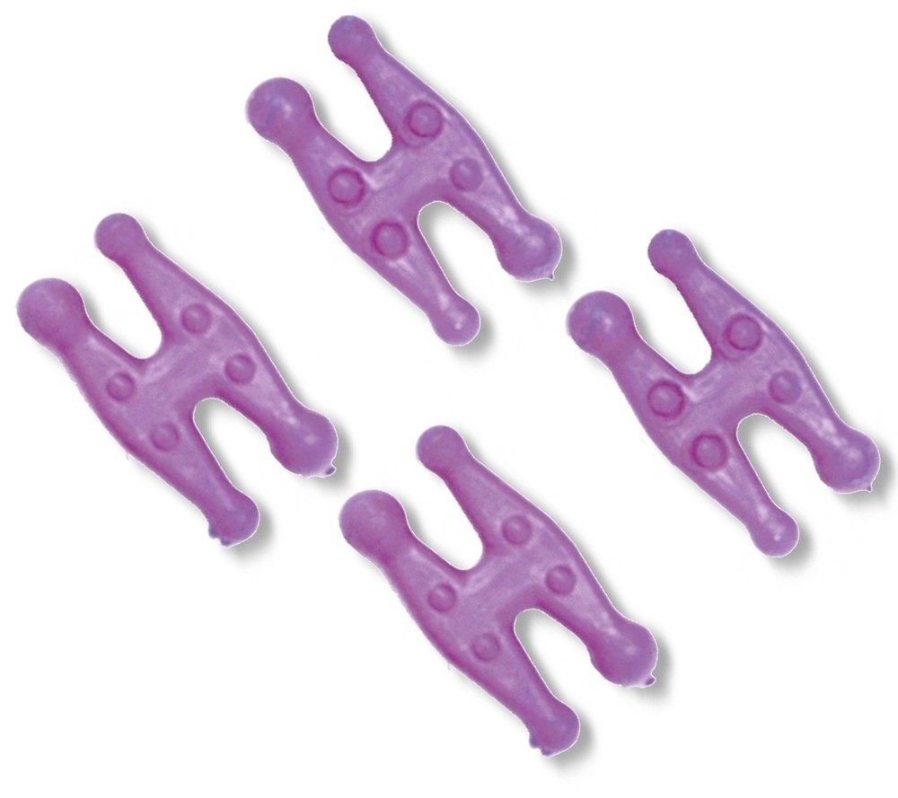 PSE Purple Rubber String Chubs String Vibration Dampening 4-Pack #01067PR