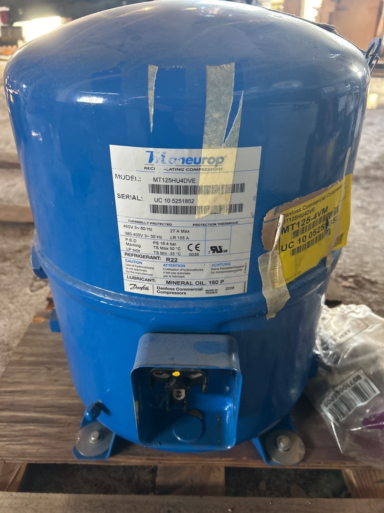 Danfoss comercial compressor model: MT125HU4DVE