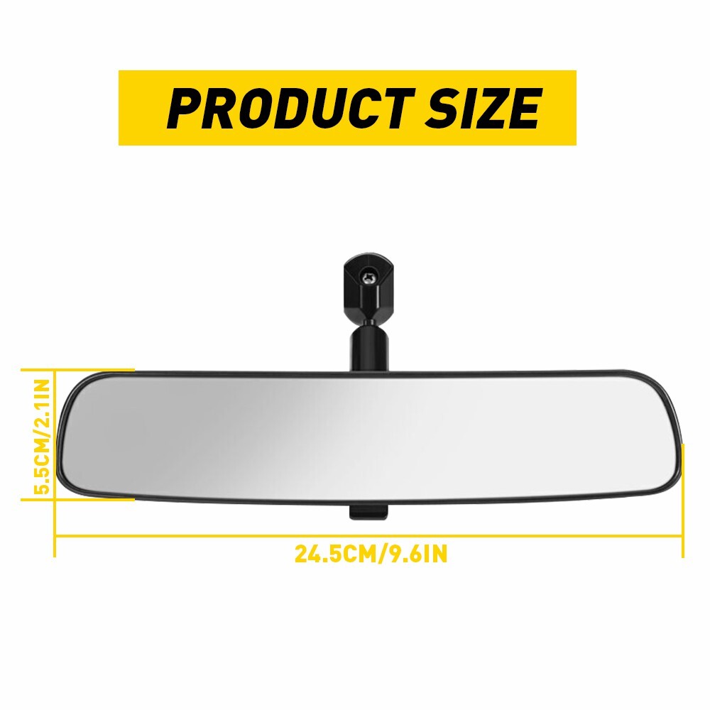 10" Interior Inside Rear View Mirror Replacement Day for Night Universal Auto