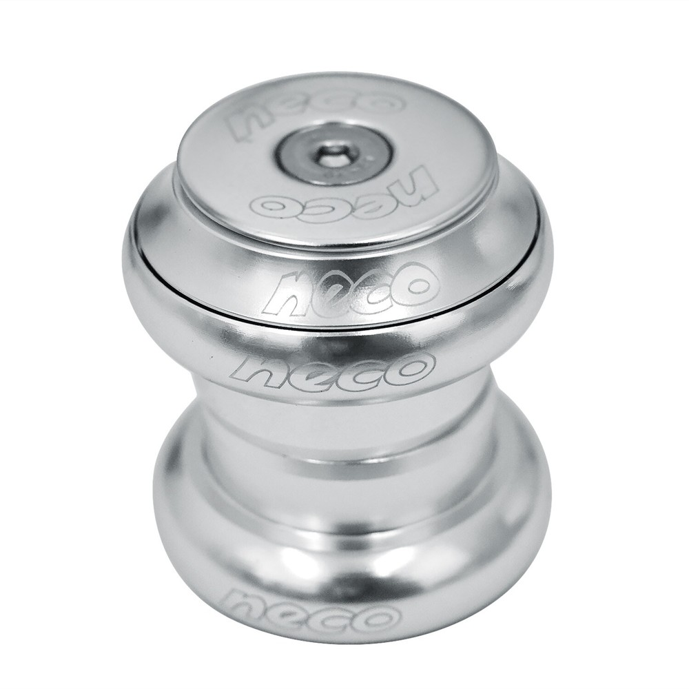 NECO 1-1/8" CNC Threadless 1 Inch Headset , Silver