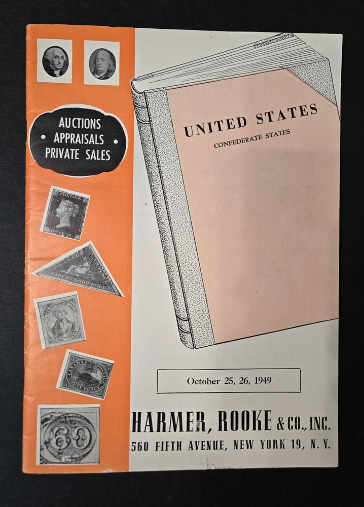 Harmer, Rooke & Co. Inc. 1949 U.S. auction catalog. lot # 42871