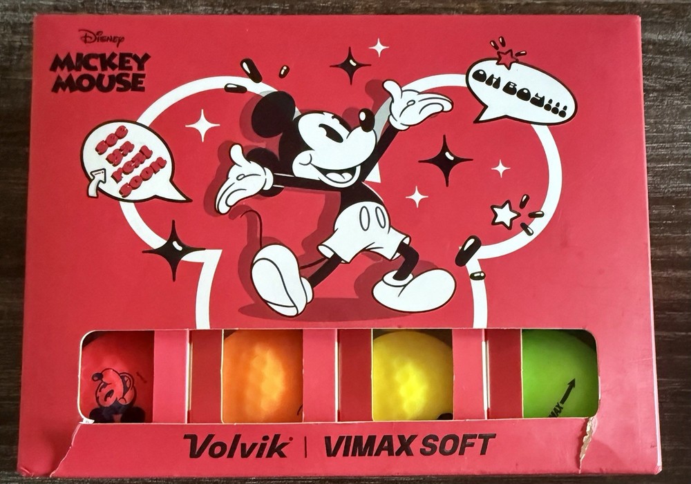 Volvik Vimax Disney Mickey Mouse Golf Balls