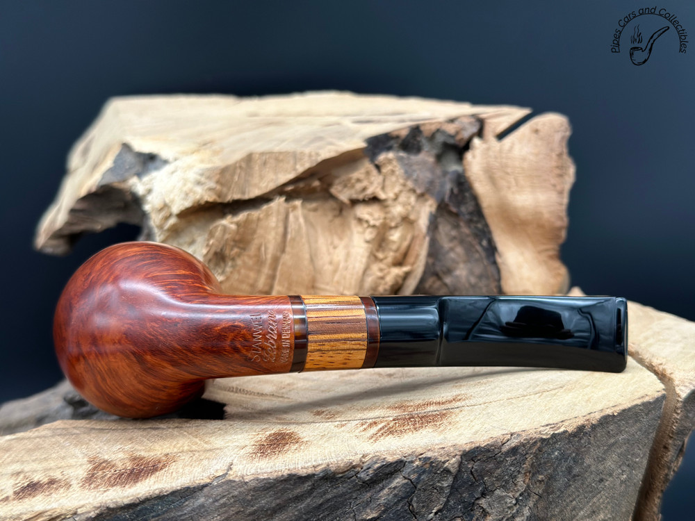 Stanwell Zebrano 186 Smooth Bent Egg Smoking Pipe