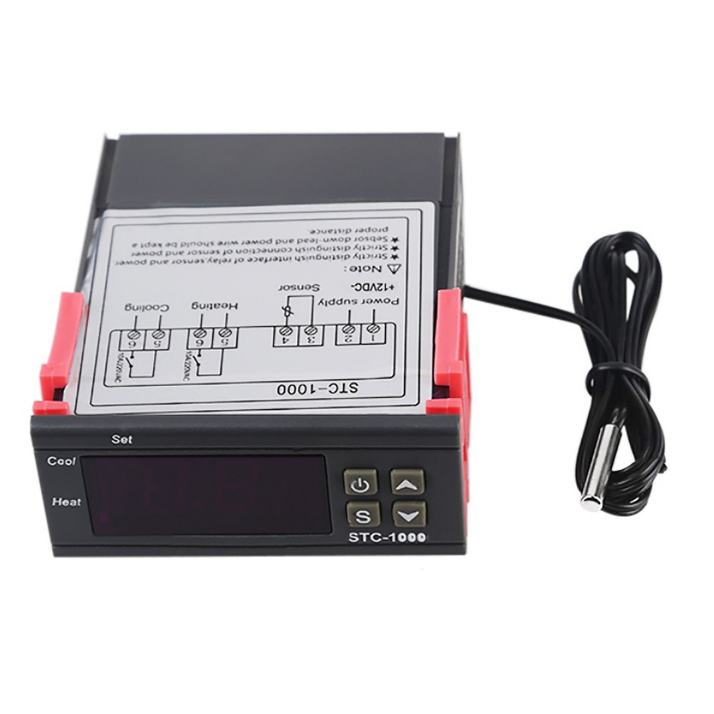 1 PC STC-1000 Digital Temperature Controller Thermostat Aquarium NTC Sensor