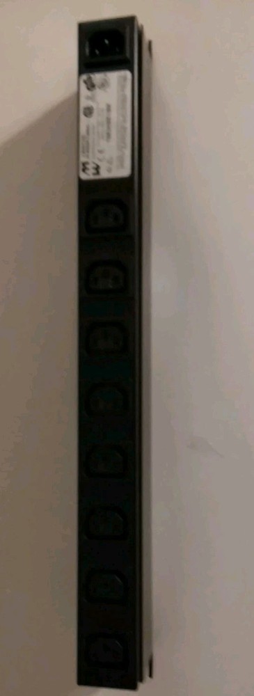 19 In Rack Mount Basic PDU, 10A, Single Phase 120-240V, Front & Rear Facing C13s