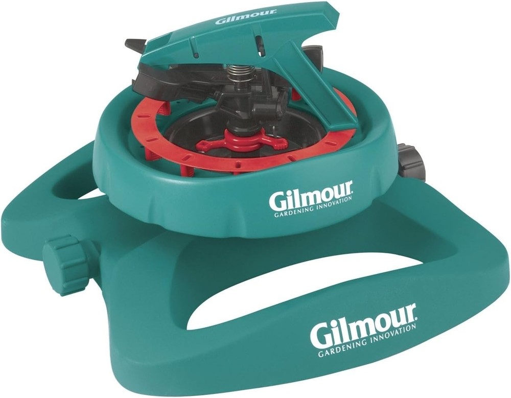 Pattern Master Pulsating Sprinkler 360° Adjustable Water Range Up to 43 ft
