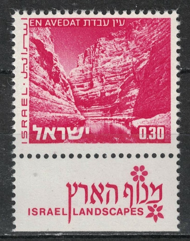 ISRAEL:1971-75 SC#466 MNH En  Avedat w/tab