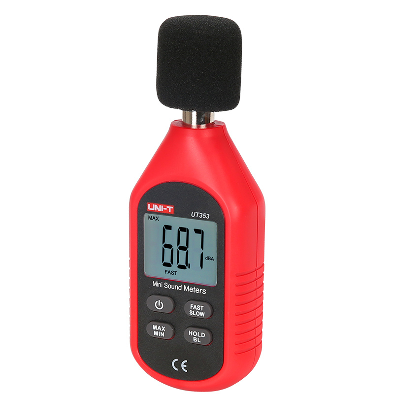 Mini Sound Level Meter Noise Tester 30-130dB Data Hold Fast & Slow Sampling